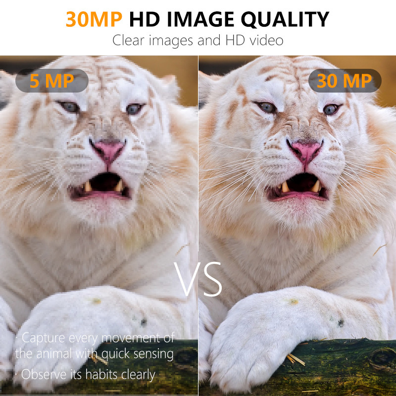 Mini size cost-effective hunting camera KW561 with 30MP/1080P waterproof IP67 up to 512GB 0.3s trigger for wildlife hunting