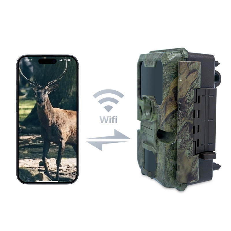WIFI hunting camera KW866 waterproof IP67 OEM/ODM up to 512GB Storage SD Memory Card 32MP 4K wildlife camera