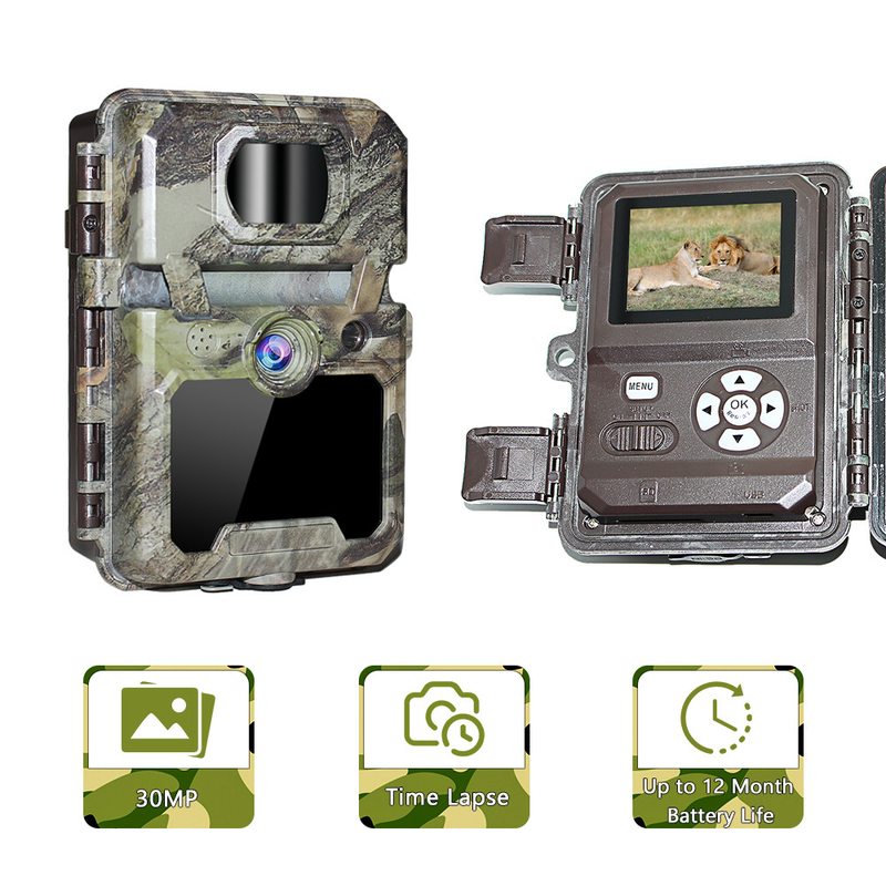 940nm Flash Digital Wildlife Camera 48 LEDs No Glow PIR For Hunting