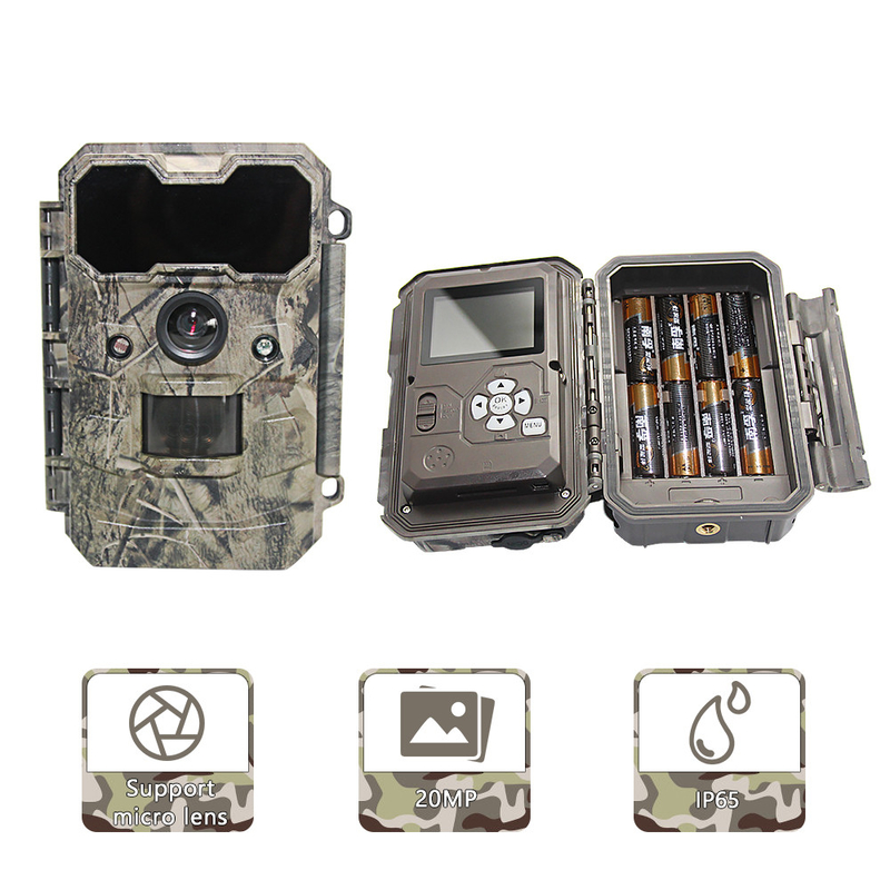 Micro Lens Wireless Hunting Trail Cameras IP66 0.25S Trigger For Closer Shooting