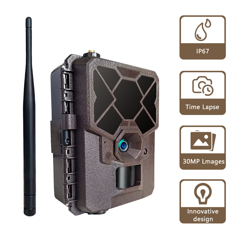 4G wireless Trail Camera App Remote control hd display cellular hunting camera