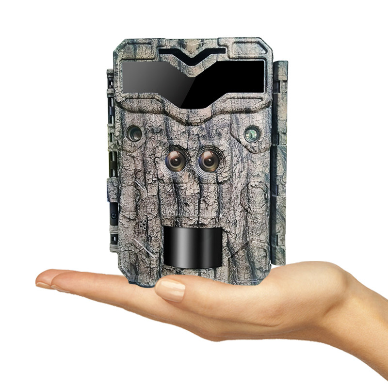 Sensor Camera For Games Development KW6981 2-sensors scouting camera dual-lens 4K game trail hunting camera